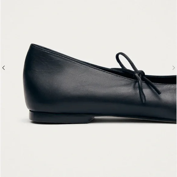 ALOHAS Black Leather Flats - Picture 5 of 7